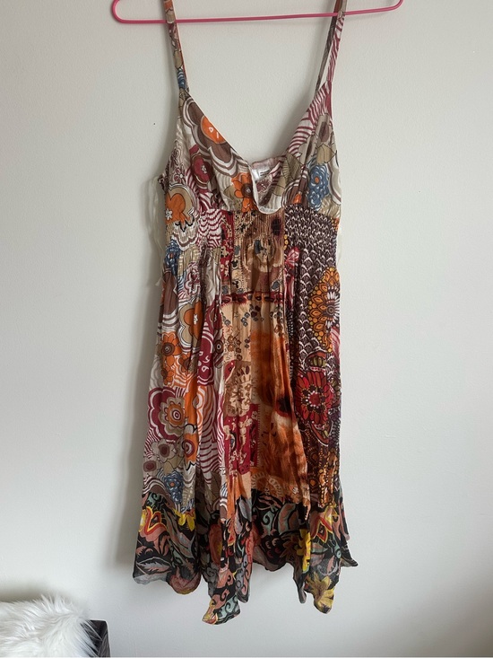 India Boutique Dresses & Skirts - India Boutique - Bohemian Floral Patchwork Sundress - Multicolor 100% cotton